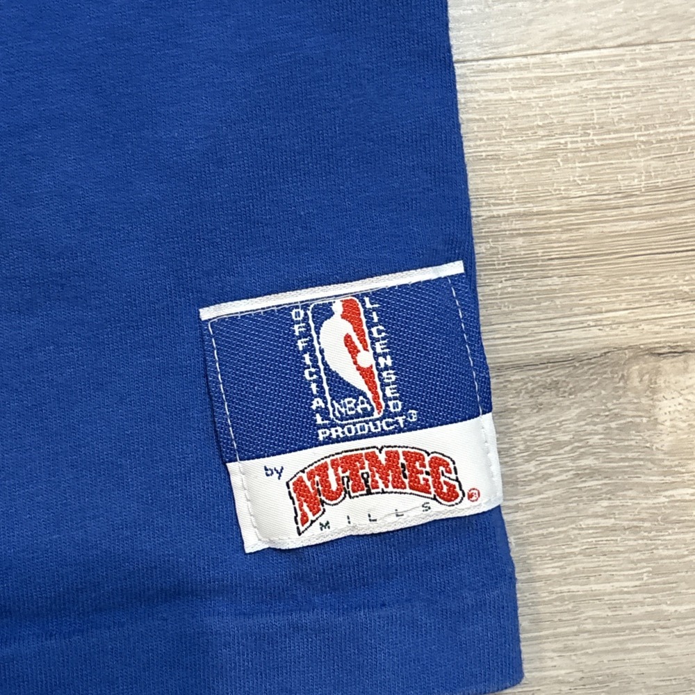 Nutmeg NBA Orlando‎ Magic Wizard Vintage T Shirt Blue White Men's L - Picture 3 of 8